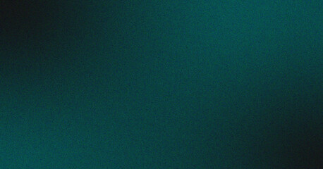 Deep Green Grainy Textured Gradient Vector Background.