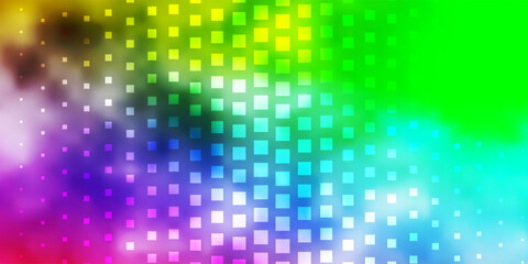Light Multicolor vector layout with lines, rectangles.