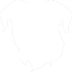 Naklejka premium Cane Corso outline