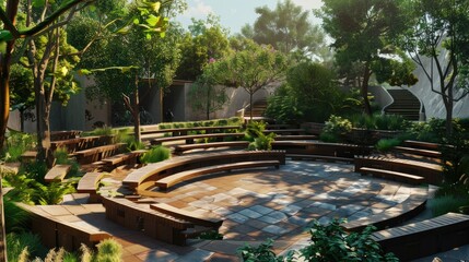 Outdoor performance area