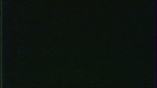 VHS-style Static Background with Glitching Edges