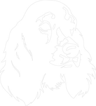 Cocker Spaniel outline