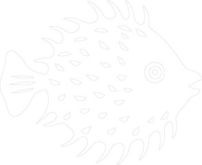 blowfish outline