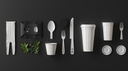 easy tableware,knife,cup,more detial --ar 16:9 Job ID: 700922b1-51e0-4fc9-9750-a71684c496e0