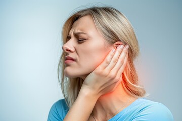 Obraz premium neck pain. headache pain
