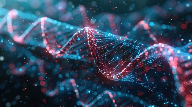 3D modern image describing new technologies in precision medicine and healthcare, targeting personalized care, 8K quality, illustration background