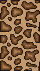 Cheetahs skin texture