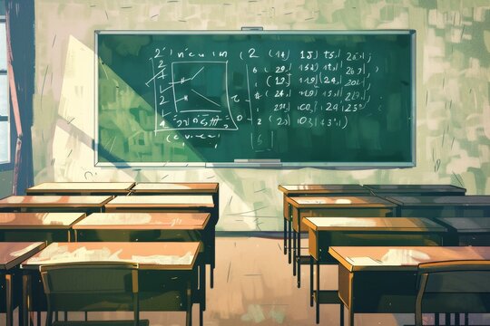 Green Chalkboard Math Images – Browse 18,194 Stock Photos, Vectors, and ...