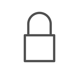 Interface and technology icon outline and linear vector.