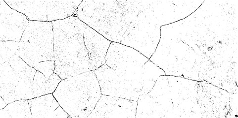 Grunge background vector traces of scratches.  Cracked Wall Texture. Scratched, Dirt Print. Black and White Grunge Style. Noise Rough Design. Vector Illustration.
