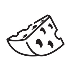cheese icon design vector template