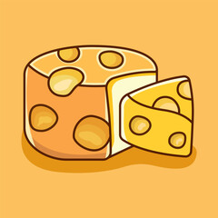 cheese icon design vector template