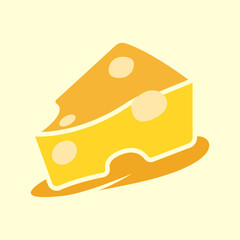cheese icon design vector template