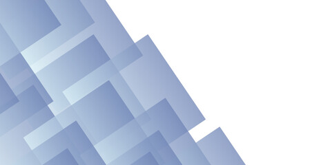 Abstract design with blue transparent material in triangle and square shapes on white background. Modern and creative design with different size blue box's. You can use poster, banner, adding.........