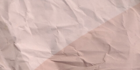 Crumpled paper texture background vector. Rough crumpled texture surface of retro old vintage classic grunge paper. 