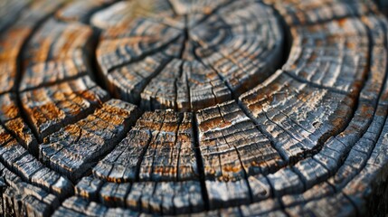 Fototapeta premium Old wooden texture background. Macro shot. 