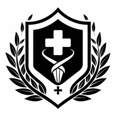 Veterinary Medicine Logo Vector Illustration