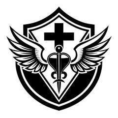 Veterinary Medicine Logo Vector Illustration