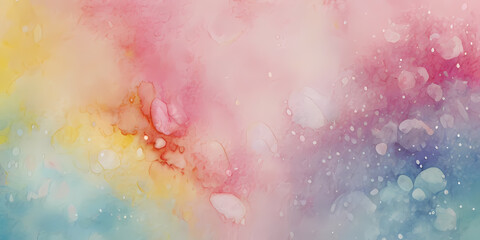 Fototapeta premium Watercolor Colorful splash Background Texture