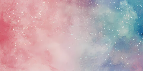 Colorful Abstract Watercolor with Glitter Effect wallpaper background A Pink blue Purple