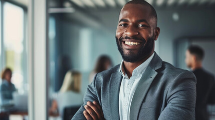Fototapeta premium Manager creates leadership development programs for future leaders.