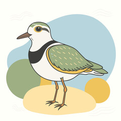 Obraz premium Cute Bird Cartoon Vector 