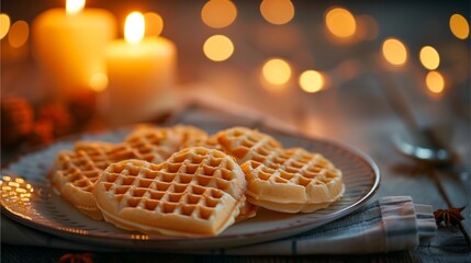 Heart Waffles