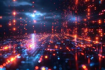 Obraz premium Programming code abstract technology background