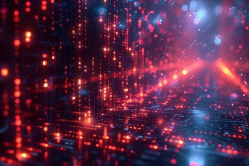 Fototapeta premium Programming code abstract technology background