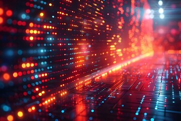 Fototapeta premium Programming code abstract technology background