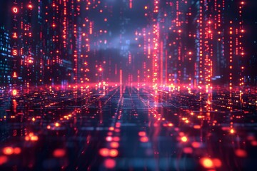 Obraz premium Programming code abstract technology background