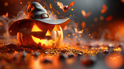 Fototapeta premium Animated Halloween Design