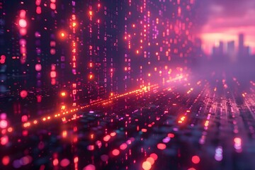 Fototapeta premium Programming code abstract technology background