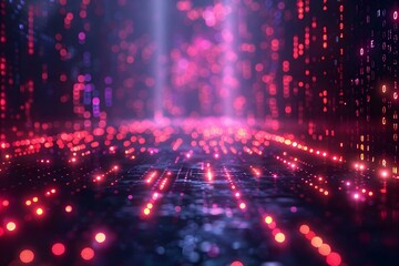 Fototapeta premium Programming code abstract technology background