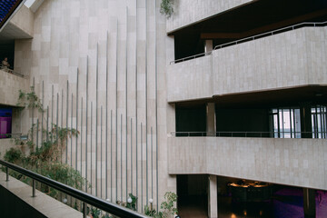 Walls, deserted corridors, windows and doors of research institutes, industrial buildings, universities.