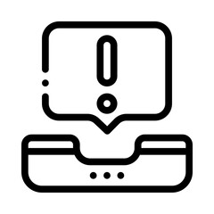 call center agent line icon