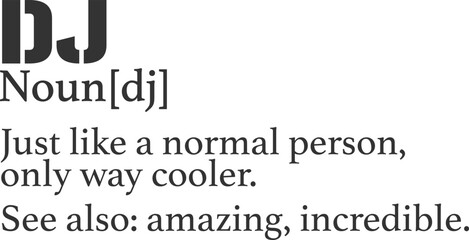 Dj Definition - Dj Illustration