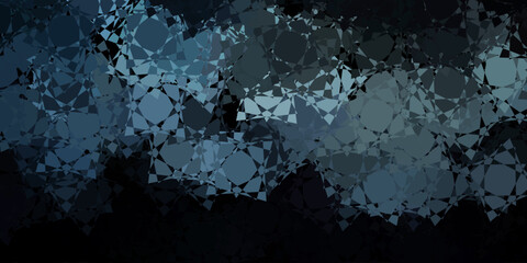 Dark Gray vector layout with triangle forms.