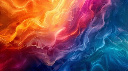 Obraz premium Vivid abstract background with swirling colors. Perfect for design projects, web backgrounds, and creative artwork.