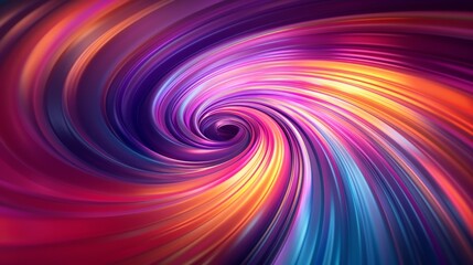 Obraz premium Vibrant abstract swirl with colorful motion and dynamic energy, creating a mesmerizing visual effect and artistic expression.