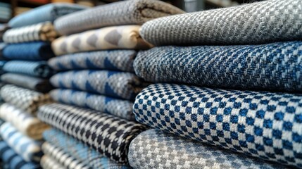 Overlay houndstooth patterns with subtle gradients for a modern touch. , Minimalism,