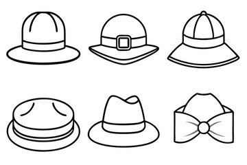 Hat Line Art Fine Detailed Icon