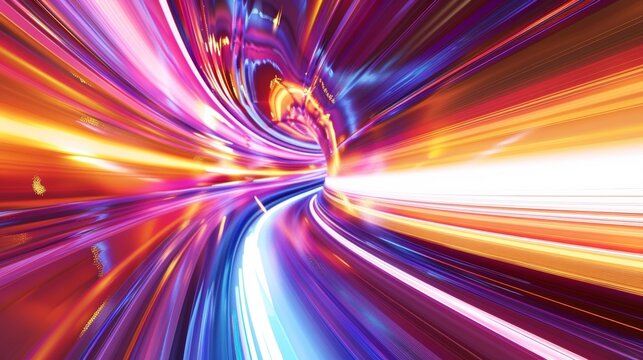 A sharp sudden change in speed as the ride accelerates towards the energy field.