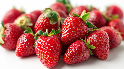 strawberry on a white background