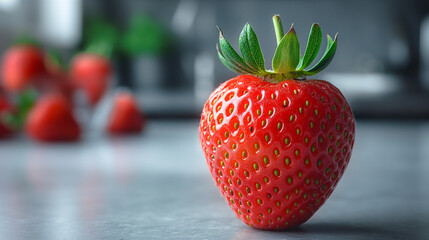 strawberry on a white background