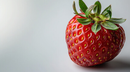 strawberry on a white background