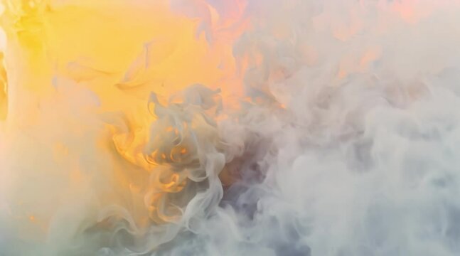 abstract watercolor background with clouds