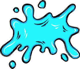 Comic bubbles element isolated