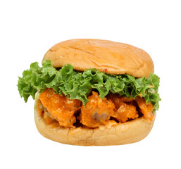 Chicken Burger With Cheetos and mayonnaise, Burger, Chicken Burger