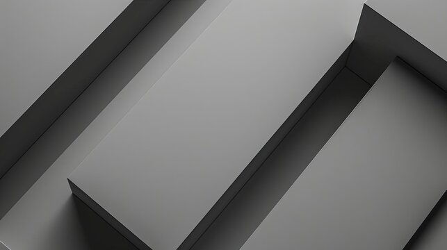 Abstract geometric background with clean, modern, gray rectangular shapes creating a stylish and minimalist design.